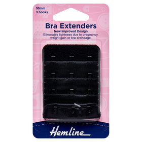 Hemline Bra Back Extenders: 50mm - Bra Extender