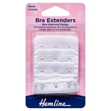 Comprar blanco Extensores de espalda para sujetador Hemline: 50 mm