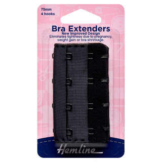 Hemline Bra Back Extenders: 75mm
