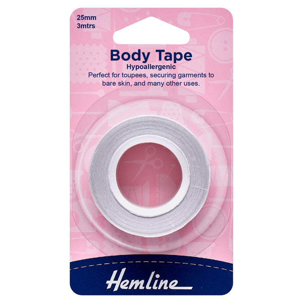 Hemline Body Tape: 3m x 25mm