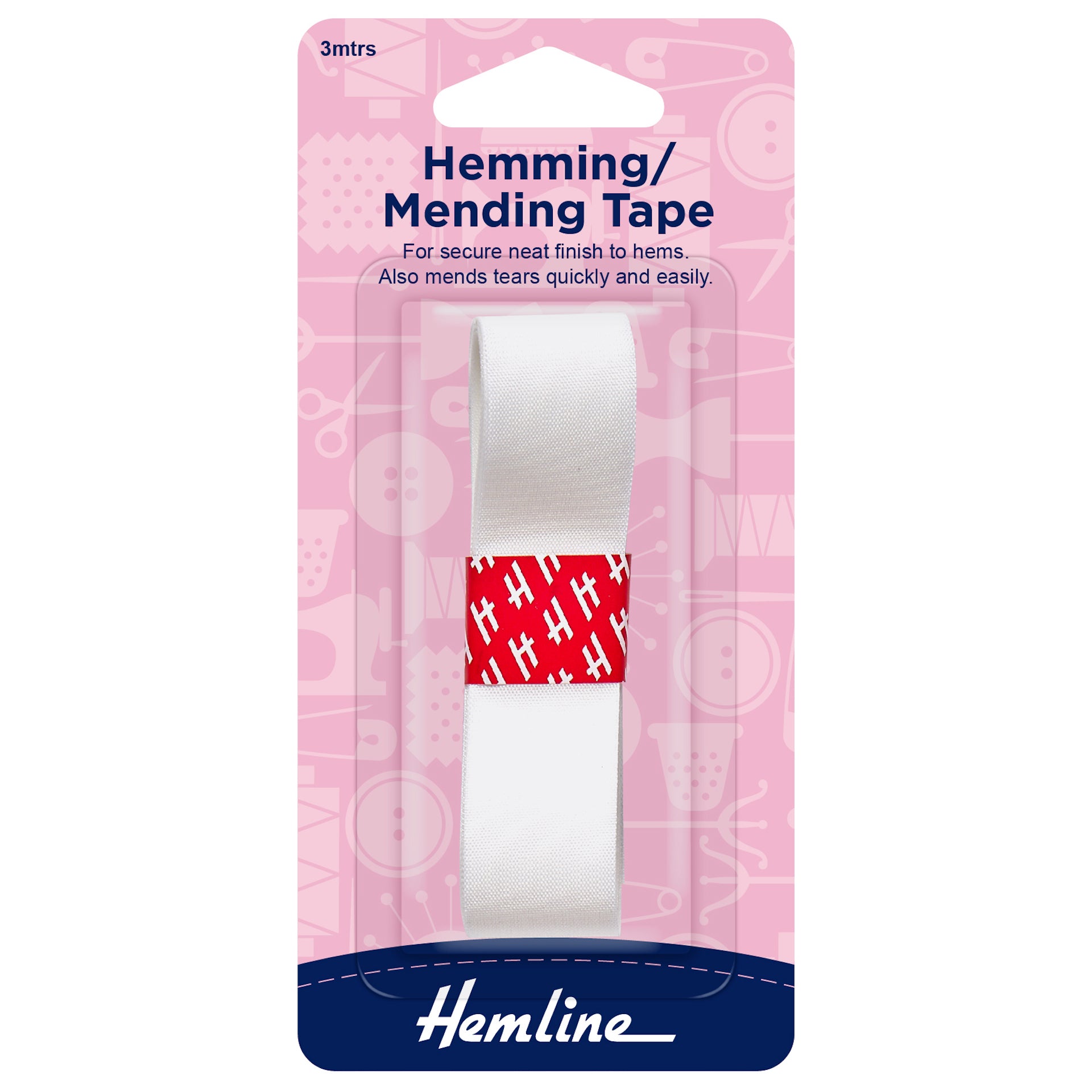 Hemline Hemming Tape: 3m x 20mm - 0