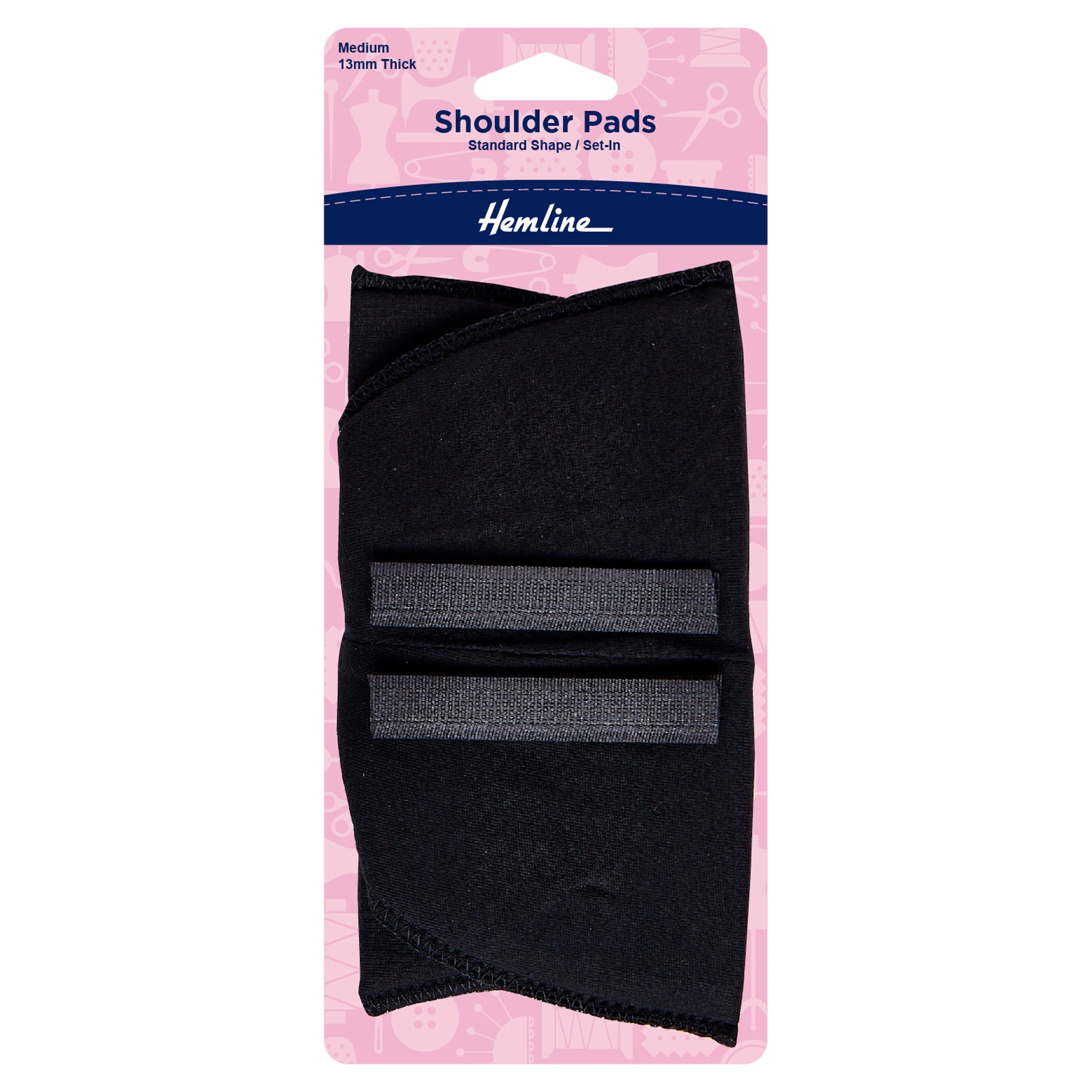 Hemline Shoulder Pads: Standard Set-In: Medium - 0