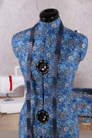 Hobby Gift: Adjustable Dress Form Dressmaker's Mannequin – Woodblock Floral Print-5