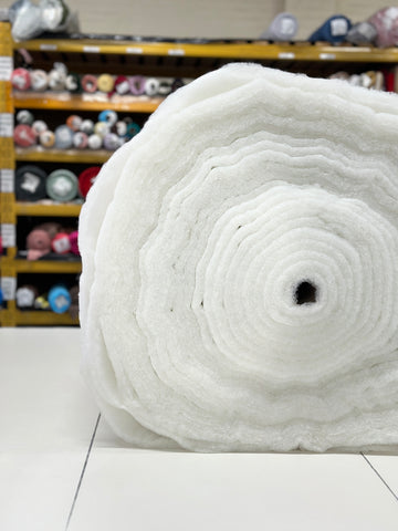 Material de acolchado de guata de dacrón blanco