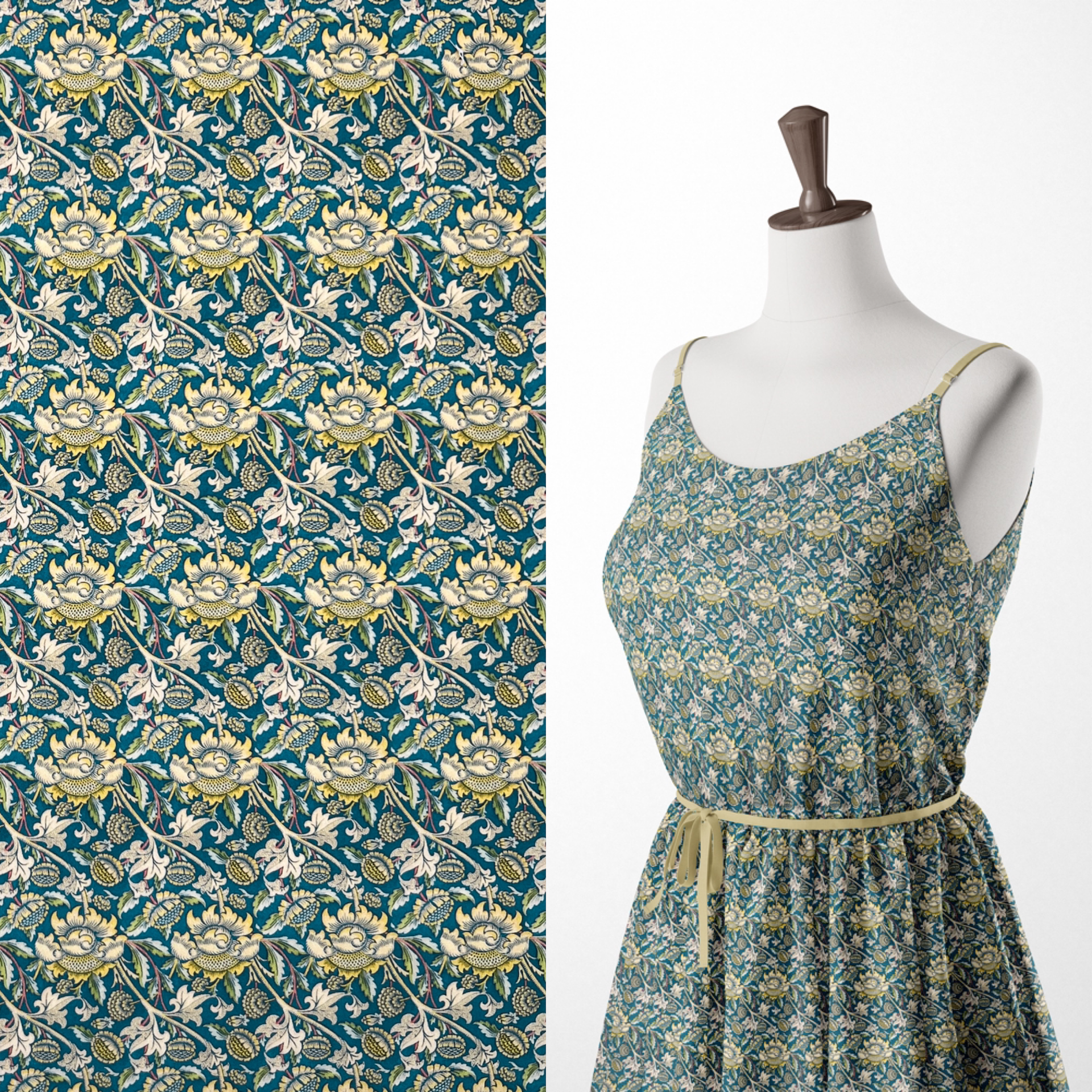 cotton dress fabric uk Pima Cotton Lawn The Little World of Fabric