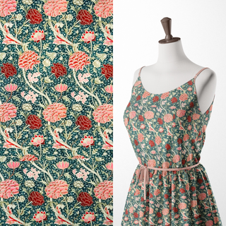 Buy cray William Morris Dressmaking Cotton Prints Fabric