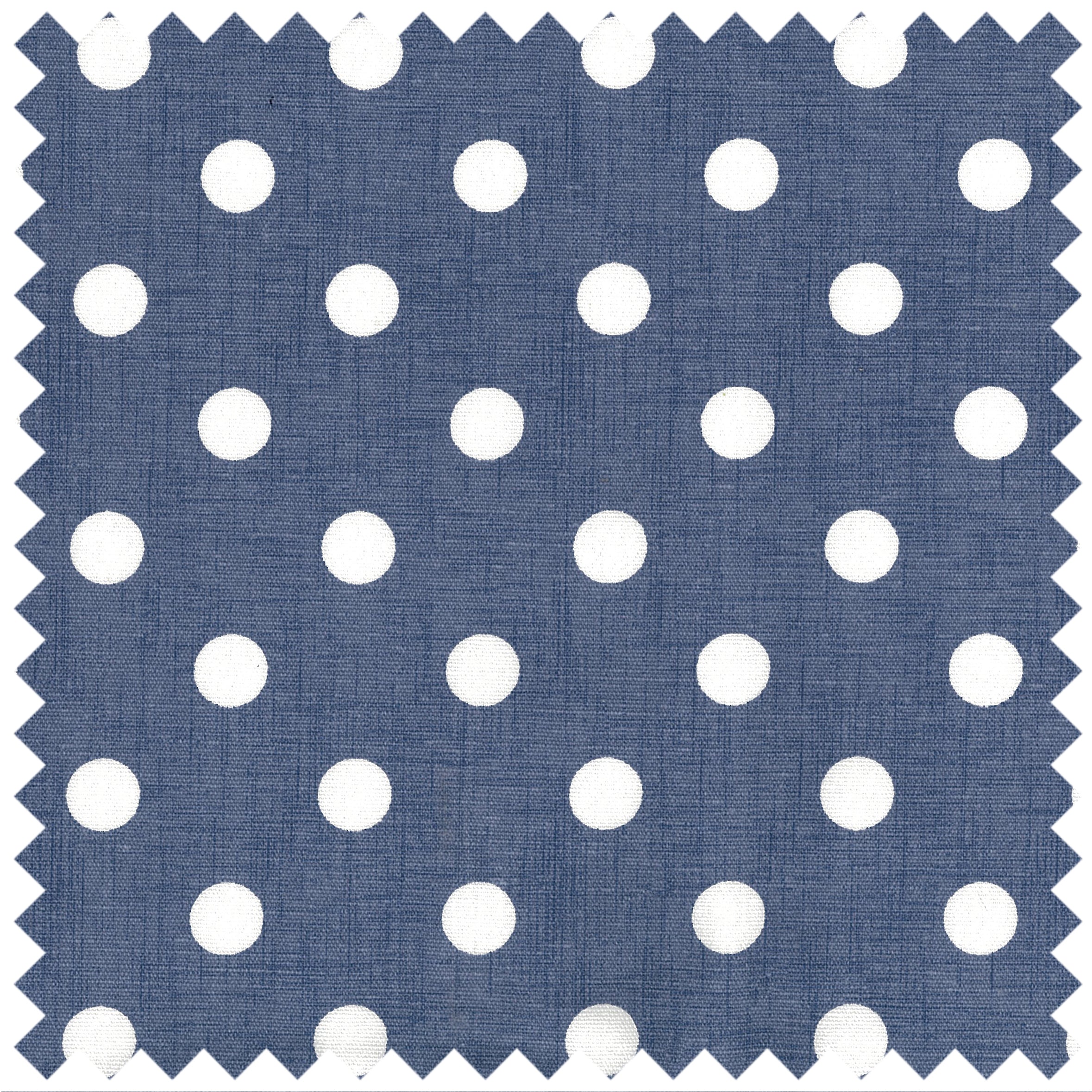 Hobby Gift: Sewing Machine Bag: Matt PVC: Denim Polka Dot: Item size: (d/w/h) 20 x 44 x 38cm.