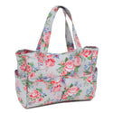 Hobby Gift: Sewing Machine Bag: Matt PVC: Rose: Item size: (d/w/h) 20 x 44 x 38cm.