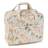 Hobby Geschenk: Nähmaschinentasche: Mattes PVC: Twit Twoo: Artikelgröße: (L/B/H) 20 x 44 x 38 cm.