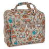 Hobbygeschenk: Nähmaschinentasche: Mattes PVC: Faultier: Artikelgröße: (L/B/H) 20 x 44 x 38 cm.