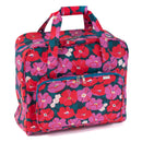 Hobby Gift: Sewing Machine Bag: Matt PVC: Modern Floral: Item size: (d/w/h) 20 x 44 x 38cm.-1