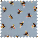 Hobby Gift: Sewing Machine Bag: Matt PVC: Blue Bee: Item size: (d/w/h) 20 x 44 x 38cm.-2