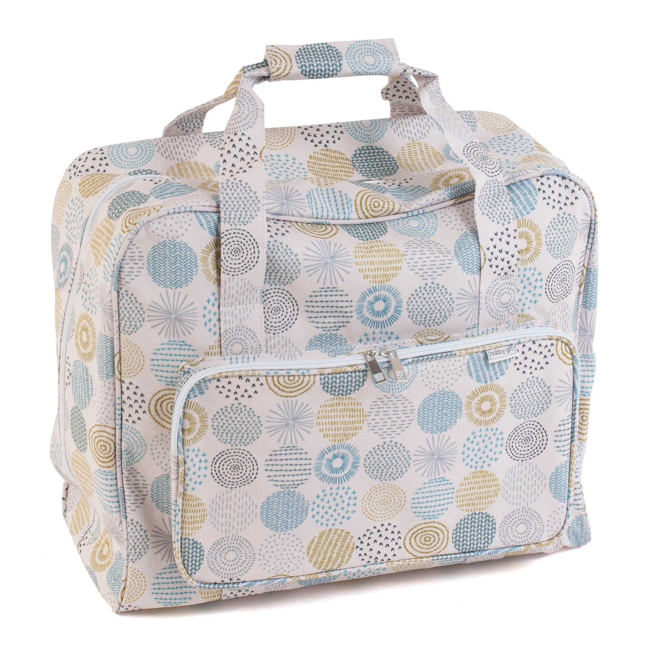 Hobby Gift: Sewing Machine Bag: Matt PVC: Stitch Spot: Item size: (d/w/h) 20 x 44 x 38cm.