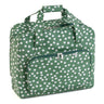Regalo de hobby: Bolsa para máquina de coser: PVC mate: Lunares color caqui: Tamaño del artículo: (profundidad/ancho/alto) 20 x 44 x 38 cm. 