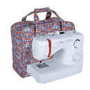 Hobby Gift: Sewing Machine Bag: Matt PVC: Woodland Toadstool: Item size: (d/w/h) 20 x 44 x 38cm.-2