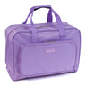 Hobbycadeau: Tas voor naaimachine: Lila: Afmeting artikel: (d/b/h) 20 x 44 x 38 cm.