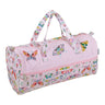 Hobbygeschenk: Stricktasche: Bestickt: Käfer & Schmetterlinge: Artikelgröße: (t/b/h) 16 x 43 x 19 cm.