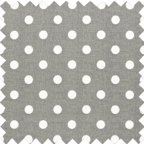 Hobby Gift: Knitting Pin Case: Soft: Grey Polka Dot: Item size: (d/w/h) 11 x 46 x 7cm.