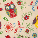 Hobby Gift: Knitting Pin Case: Soft: Owl: Item size: (d/w/h) 12 x 41 x 7.5cm.-2