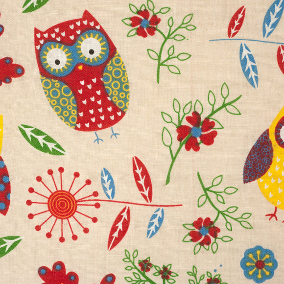 Hobby Gift: Knitting Pin Case: Soft: Owl: Item size: (d/w/h) 12 x 41 x 7.5cm.