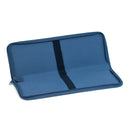 Hobby Gift: Knitting Pin Case: Embroidered: Wild Floral Plaid: Item size: (d/w/h) 13 x 38 x 3cm.-2