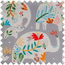 Hobby Gift: Knitting Pin Case: with Tape Measure Trim: Elephants: Item size: (d/w/h) 13 x 38 x 3cm.-4