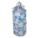 Hobby Gift: Knitting Bag: Drawstring with Outside Pockets: Yarn Balls:  Item size: (d/w/h) 15 x 41 x 19.5cm.-1