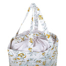 Hobby Gift: Craft Bag (M): Drawstring: Spring Floral:  Item size: (d/w/h) 17 x 30 x 28cm.-2