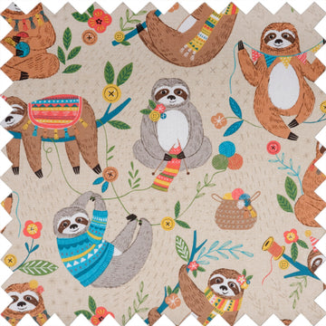 Hobby Gift: Hook and Pin Organiser: Sloth: Item size: (d/w/h) 18 x 44 x 4cm. - 0