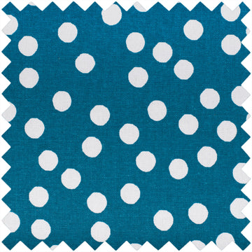 Hobby Gift: Craft Bag: Matt PVC: Teal Spot: Item size: (d/w/h) 13 x 36 x 31cm. - 0