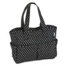Hobbygeschenk: Basteltasche: Mattes PVC: Schwarzer Stern: Artikelgröße: (L/B/H) 13 x 36 x 31 cm.