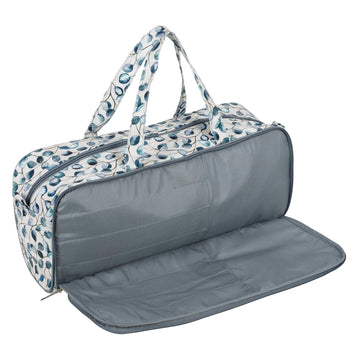 Hobby Gift: Knitting Bag with Pin Case: Botanical: Item size: (d/w/h) 13 x 45 x 18cm. - 0