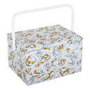 Hobby Gift: Sewing Box (L): Spring Floral: Item size: (d/w/h) 23.5 x 31 x 20cm.-1