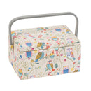 Hobby Gift: Sewing Box (M): Twit Twoo: Item size: (d/w/h) 18.5 x 25.5 x 14.5cm.-1