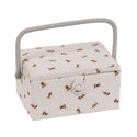 Hobby Gift: Sewing Box (M): Bee: Item size: (d/w/h) 18.5 x 25.5 x 14.5cm.