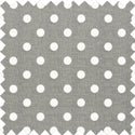 Hobby Gift: Sewing Box (S): Square: Grey Linen Polka Dot: Item size: (d/w/h) 20 x 20 x 11cm.