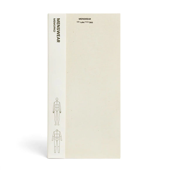 Fashionary: Menswear Memopad: 360 Idea Mapping Templates For Fashion Designers