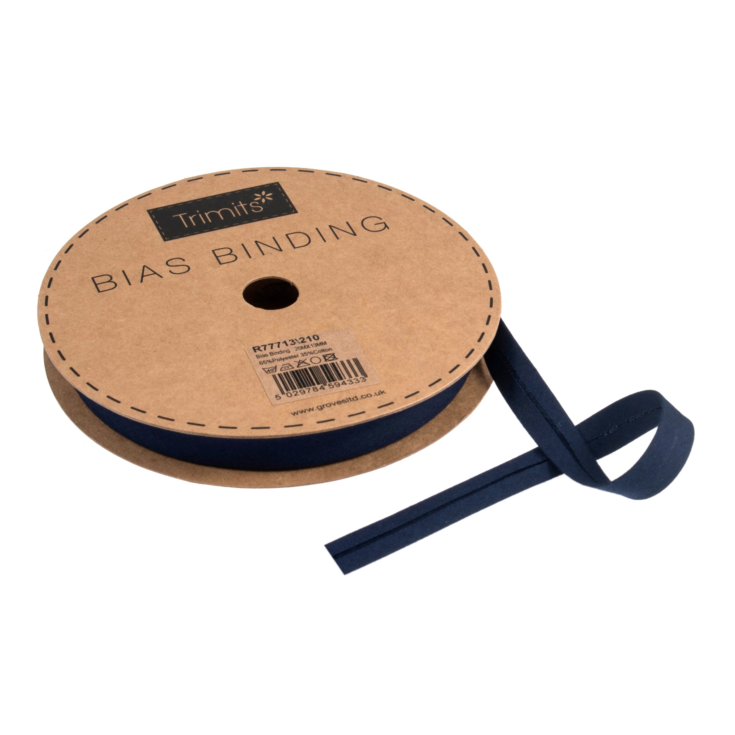 Comprar navy Trimits : Bias Binding Tape: Polycotton: 16mm