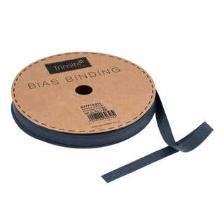Buy slate-grey Trimits : Bias Binding Tape: Polycotton: 16mm