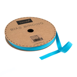 Buy aqua Trimits : Bias Binding Tape: Polycotton: 16mm