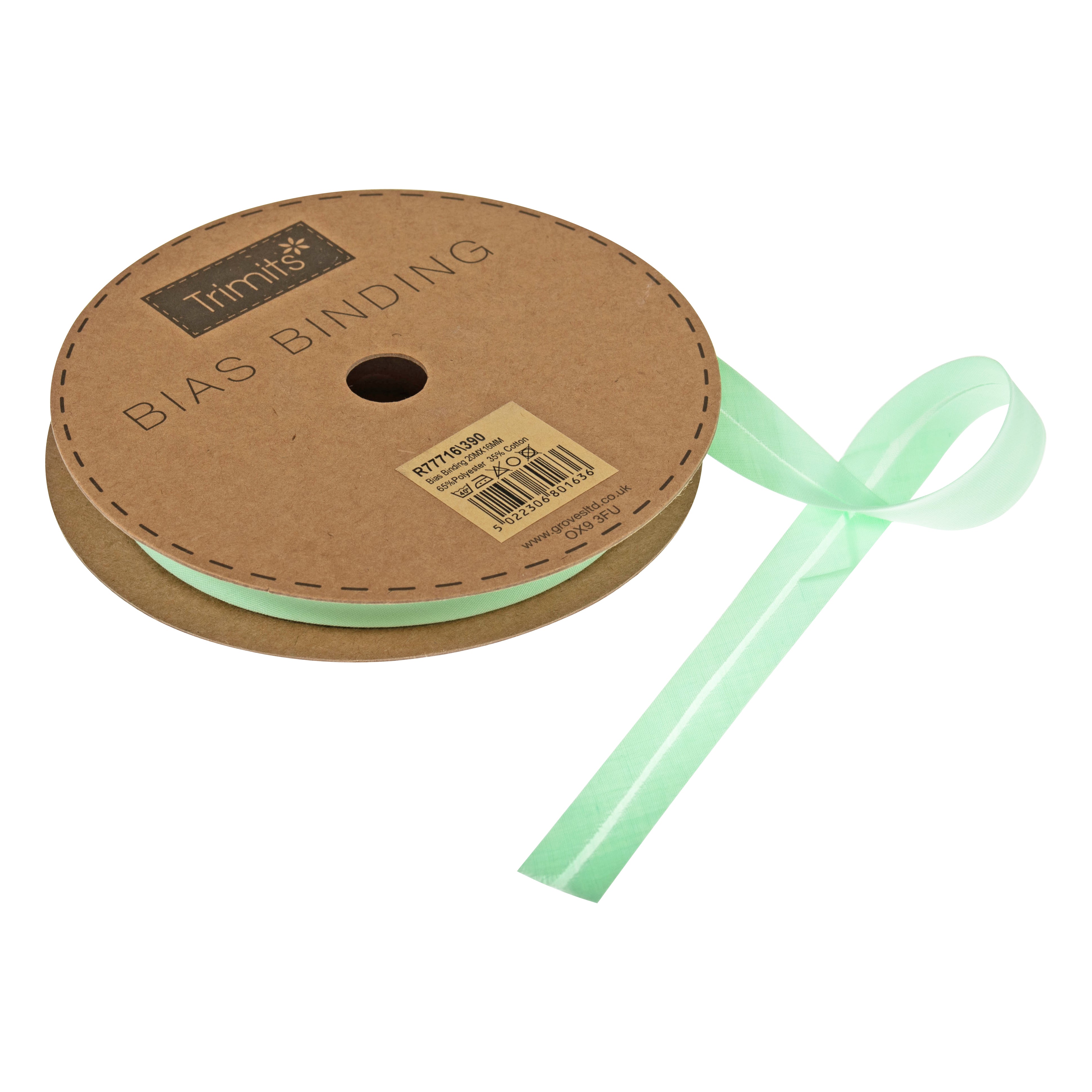 Comprar mint Trimits : Bias Binding Tape: Polycotton: 16mm