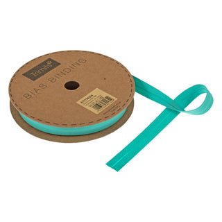 Buy turquoise Trimits : Bias Binding Tape: Polycotton: 16mm