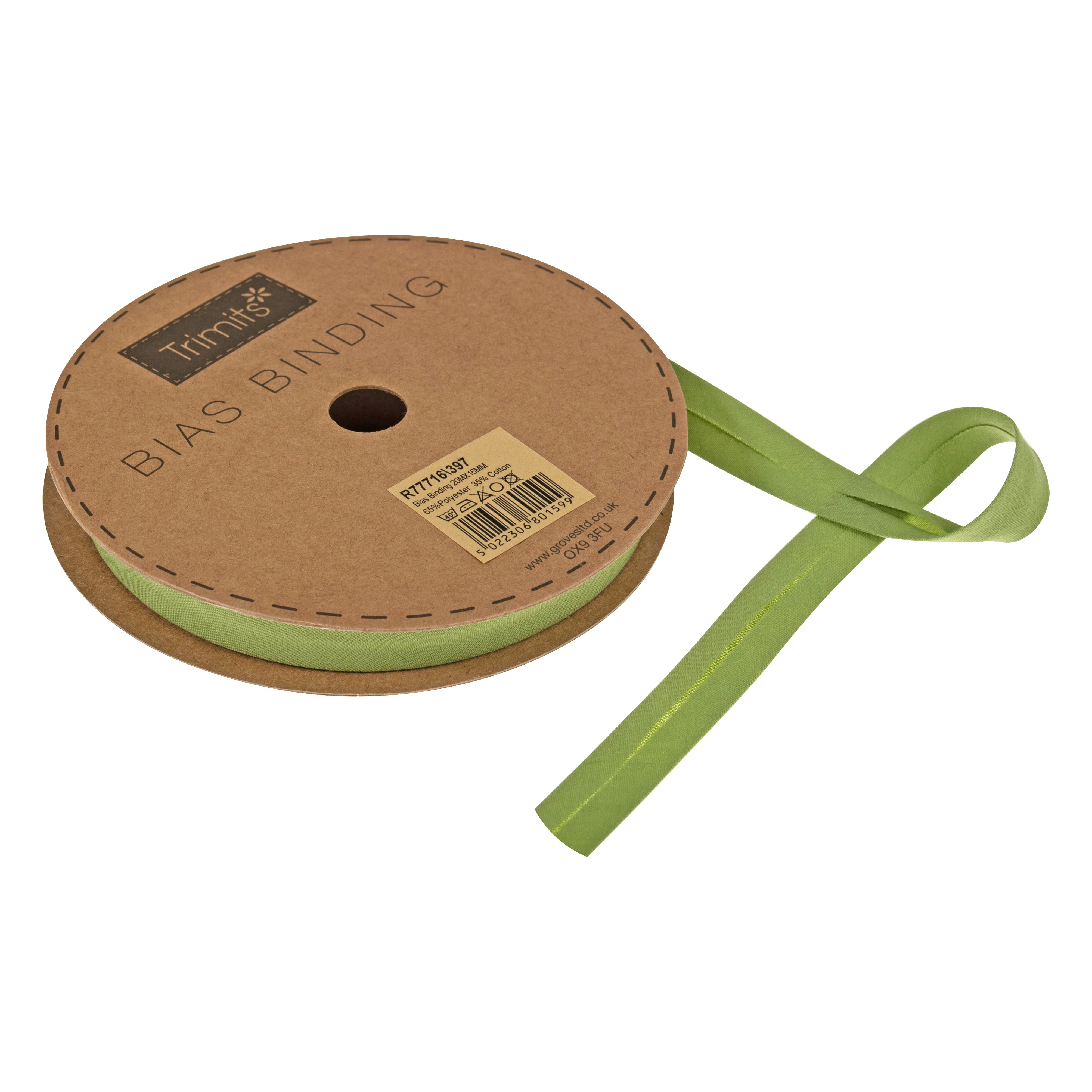 Comprar olive Trimits : Bias Binding Tape: Polycotton: 16mm