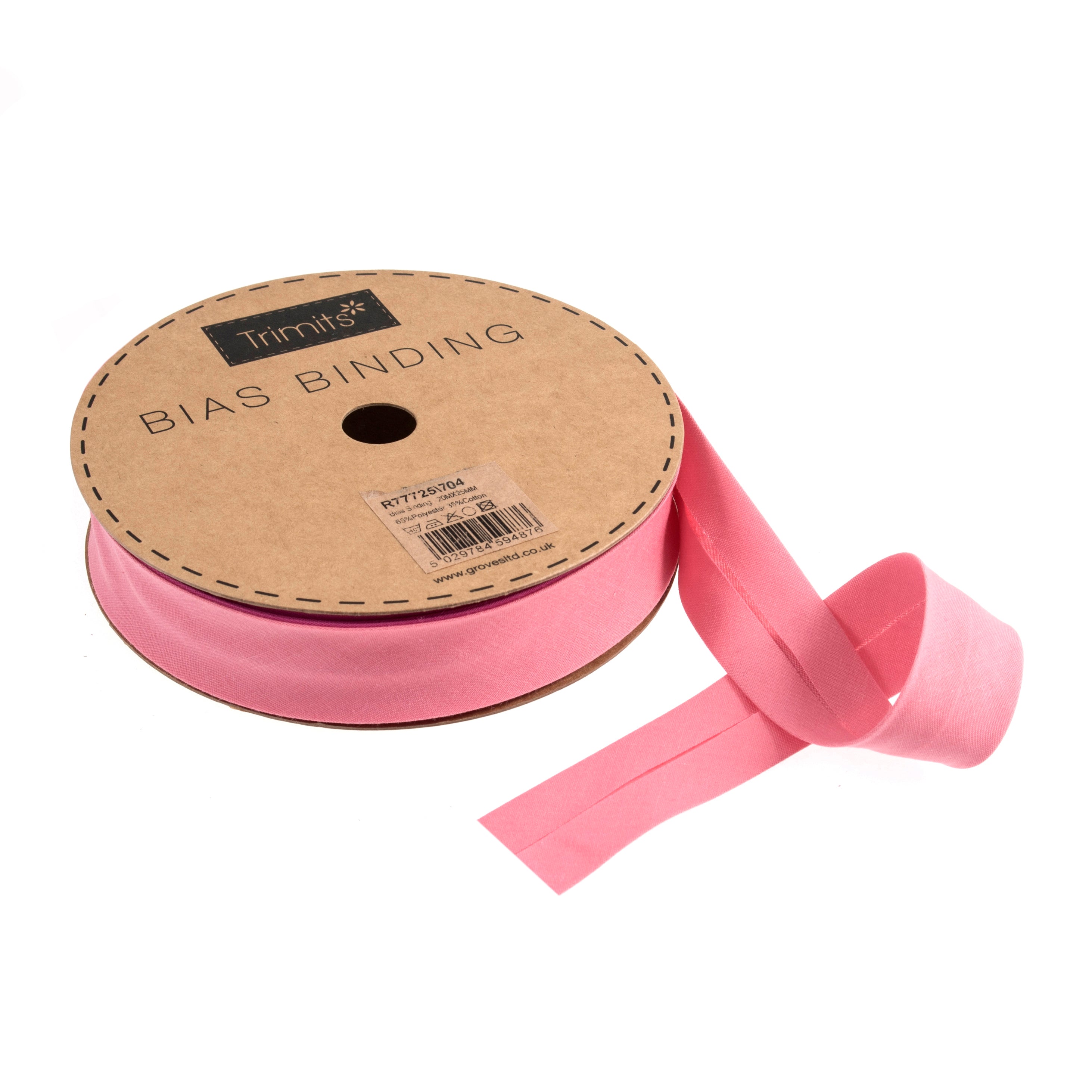 Trimits : Bias Binding Tape: Polycotton: 25mm