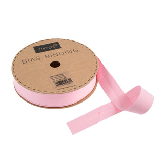 Buy light-pink Trimits : Bias Binding Tape: Polycotton: 25mm
