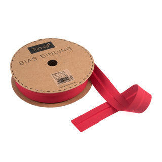 Buy red Trimits : Bias Binding Tape: Polycotton: 25mm