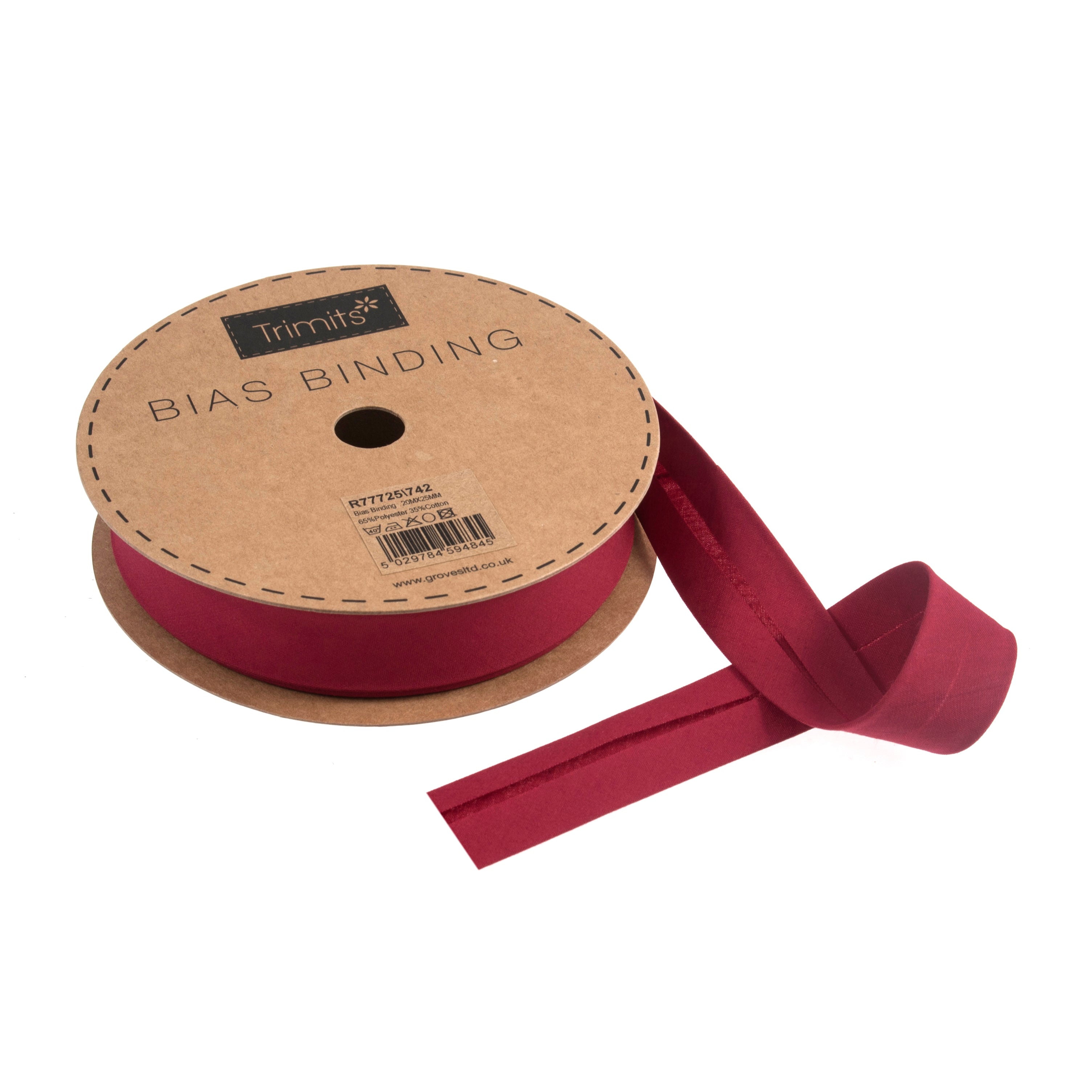 Trimits : Bias Binding Tape: Polycotton: 25mm