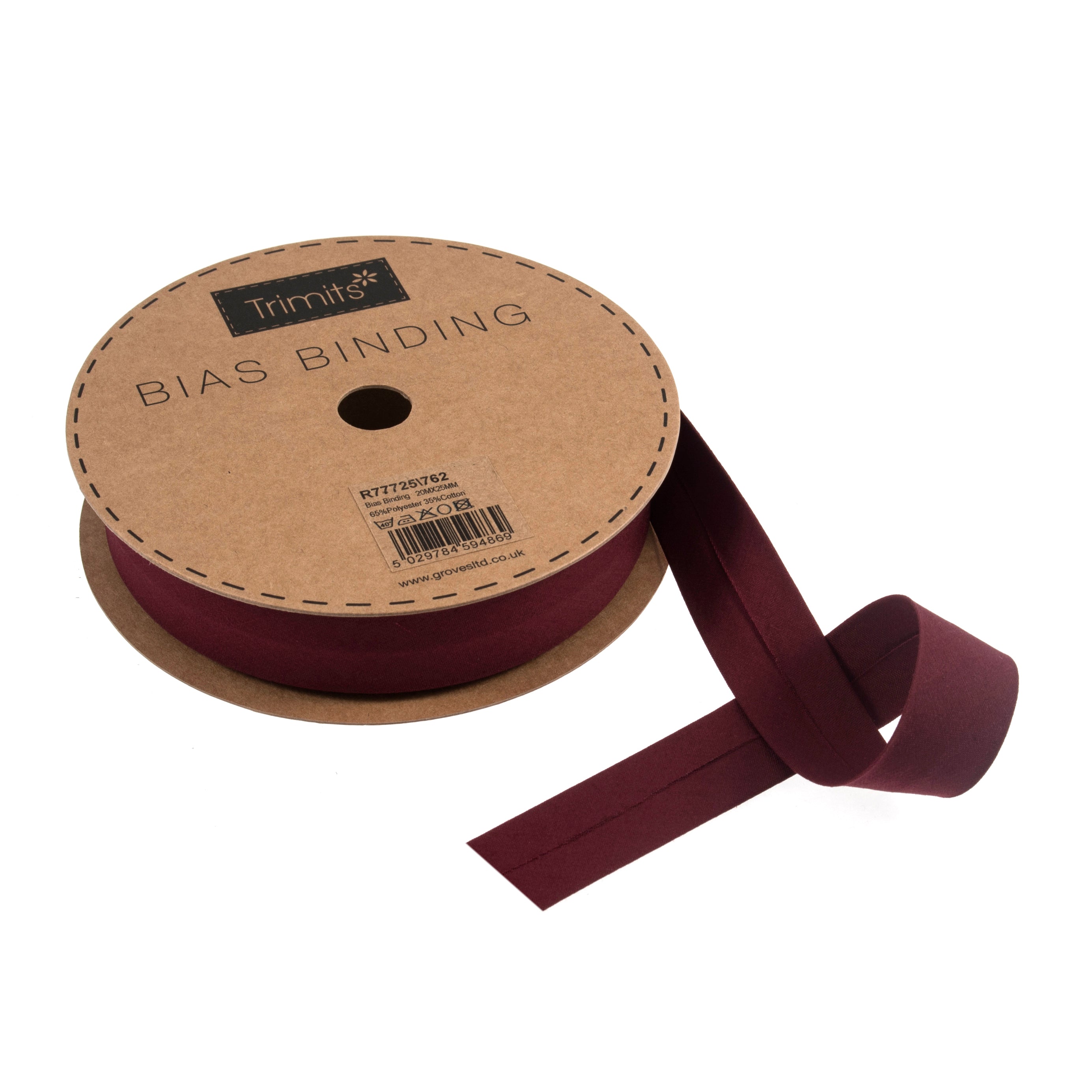 Trimits : Bias Binding Tape: Polycotton: 25mm