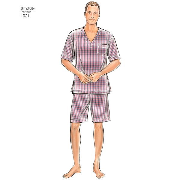 Simplicity Sewing Pattern 1021 Men’s Classic Pyjamas & Robe