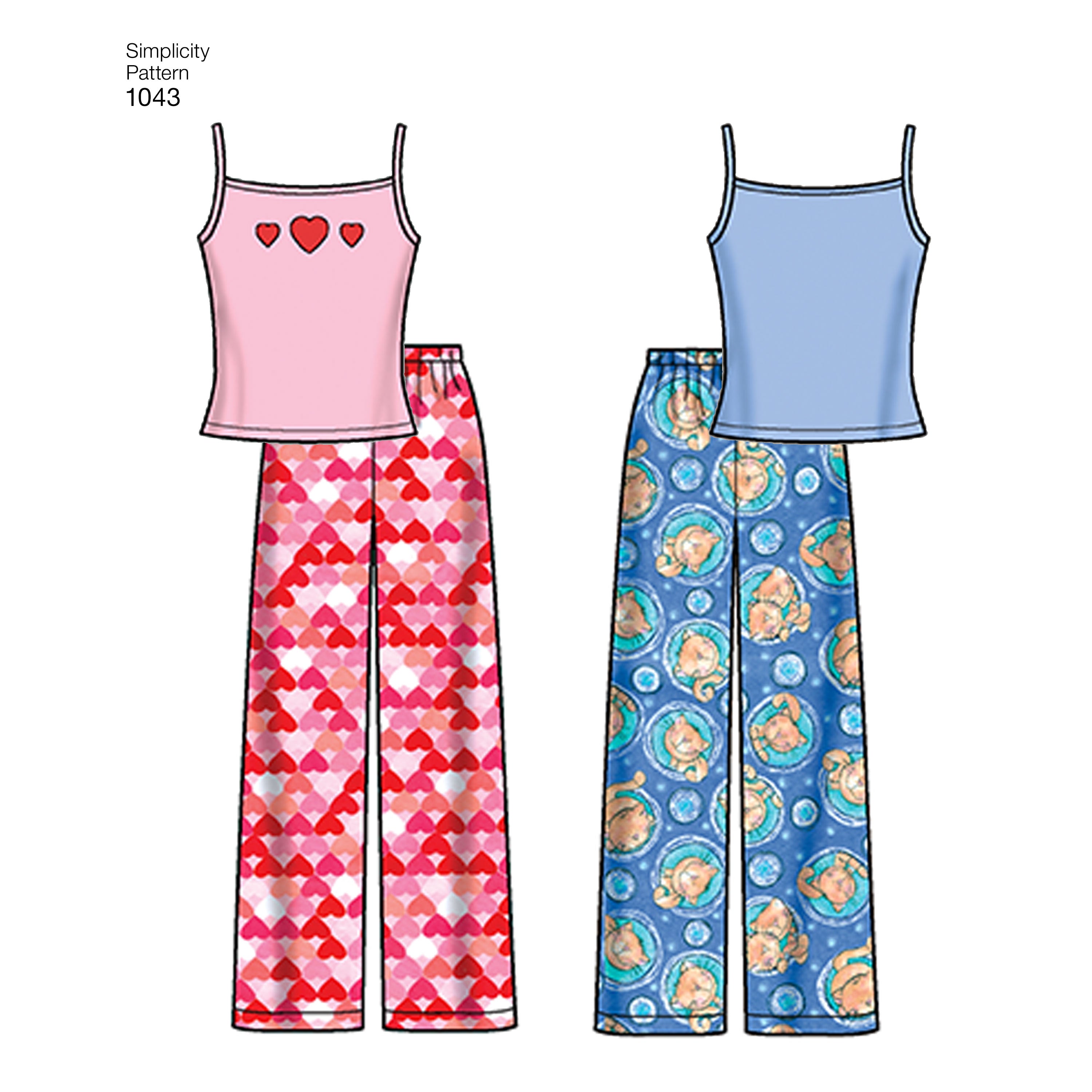 Simplicity Sewing Pattern 1043 Child’s, Girls’ and Boys’ Separates - 0